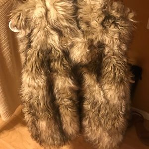 Faux fur jacket